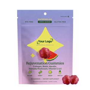 Sapore di anguria capelli pelle unghie gommose con Tremella fungo collagene marino peptidi cheratina biotina - Product Image 1