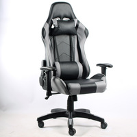Chaise de jeu e-sport moderne en cuir synthétique, coussin en éponge en forme de coussin, accoudoir pivotant à levage 2D, chaise pivotante YH-703B, 1 an