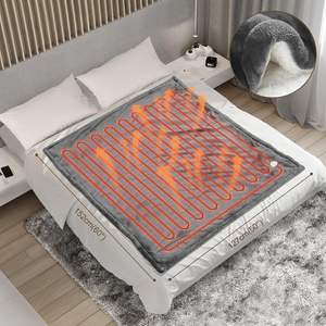CUSTOM Hot Twin Queen Size Elétrica de Veludo Quente Cristal Mink Cobertores Aquecido Cobertores de Aquecimento Frio Elétrico para a Cama - Product Image 5