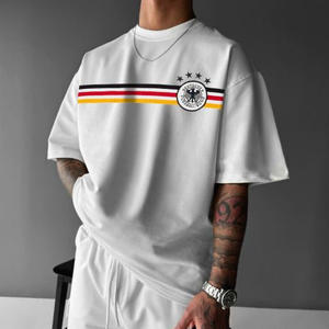 เสื้อโปโลกอล์ฟคลาสสิกสำหรับผู้ชาย เสื้อผ้ากีฬา เสื้อยืดฟุตบอล เสื้อฟุตบอลสีเขียวไล่เฉดแบบกำหนดเอง - Product Image 1