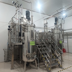 Fermentador de biorreactor a escala piloto de biorreactor de acero inoxidable Bailun 500L utilizado para bacterias y para la - Product Image 4