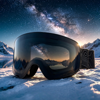 Lunettes de ski personnalisées OEM avec protection contre les chocs, verres PC anti-buée, protection photochromique UV400, monture en TPU, sangle réglable