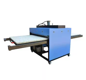 Semiautomática 100*120cm gran formato camiseta sublimación impresión hidráulica máquina de prensa de calor neumática para tela HOJA DE Metal - Product Image 5
