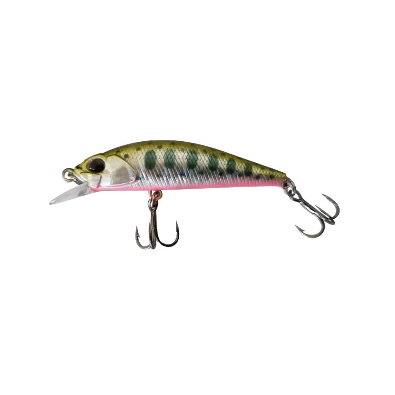 China lutac hot selling 50mm 4.5g fishing hard lure sinking water with 3D eyes for fishing sports