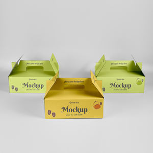 Caja plegable de papel para cerezas personalizada por el fabricante, caja de embalaje para almacenamiento de frutas de cartón ecológico. - Product Image 1