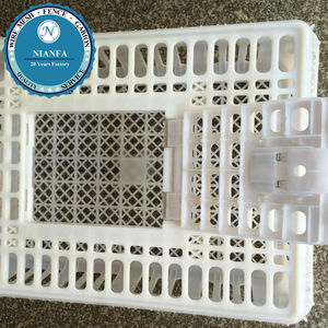 Gấp Nhựa Gia Cầm Hộp Vận Chuyển Coop Lồng Sống Gà/Vịt/Ngỗng Hàn Lưới Kỹ Thuật Từ Quảng Châu Nhà Máy - Product Image 6