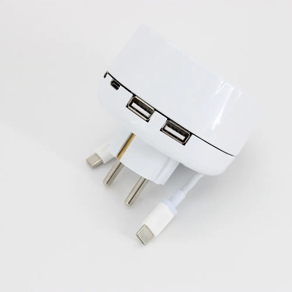 Neudichtet Multifunktionales Laden USB-Reisedaadapter Erweiterung Power Adapter