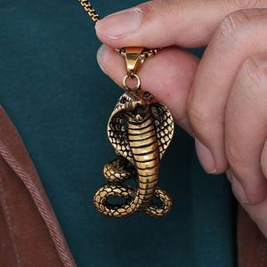 Acier inoxydable Rétro Cobra <span class=keywords><strong>Python</strong></span> <span class=keywords><strong>Serpent</strong></span> Collier Déclaration <span class=keywords><strong>Serpent</strong></span> Bijoux Gothiques Bijoux en Acier Inoxydable - Product Image 2
