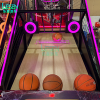Machine de tir au basket-ball d'arcade commerciale, machine de jeu électronique à monnayeur, machine de jeu d'arcade de basket-ball multijoueur interactive