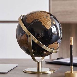 Escultura de globo giratorio, <span class=keywords><strong>decoración</strong></span> artesanal, regalos para estudiantes, <span class=keywords><strong>estilo</strong></span> <span class=keywords><strong>nórdico</strong></span>, <span class=keywords><strong>decoración</strong></span> para dormitorio, sala de estar, oficina, <span class=keywords><strong>decoración</strong></span> del hogar - Product Image 4