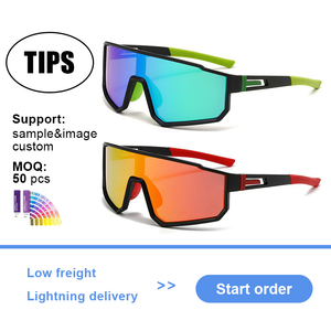Lunettes de soleil de sport polarisées surdimensionnées <span class=keywords><strong>pour</strong></span> hommes et femmes, idéales <span class=keywords><strong>pour</strong></span> le baseball, la course, le cyclisme et le golf – Vente en gros personnalisée - Product Image 3