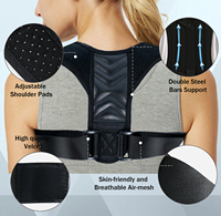 Ceinture de correction de posture de soutien de bossu réglable en gros Correcteur de posture de scoliose