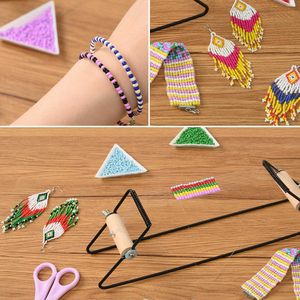 Machine <span class=keywords><strong>à</strong></span> <span class=keywords><strong>tisser</strong></span> les bracelets DIY pour la broderie de <span class=keywords><strong>perles</strong></span>, outil de fabrication de bijoux pour <span class=keywords><strong>perles</strong></span> de rocaille et bracelets faits main - Product Image 6