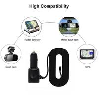Auto-Zigarettenanzünder-Verlängerungskabel 12V/24V auf 5V 3A für Dashcam GPS Handy USB Step-Down