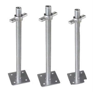 Accessoires d'échafaudage : Base de cric hélicoïdal pour échafaudage, Base de cric en acier massif ou creux pour échafaudage - Product Image 2