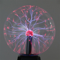 Lampe à plasma à commande vocale, sphère nébuleuse de 5 pouces, globe, cadeau original, lampe à plasma LED