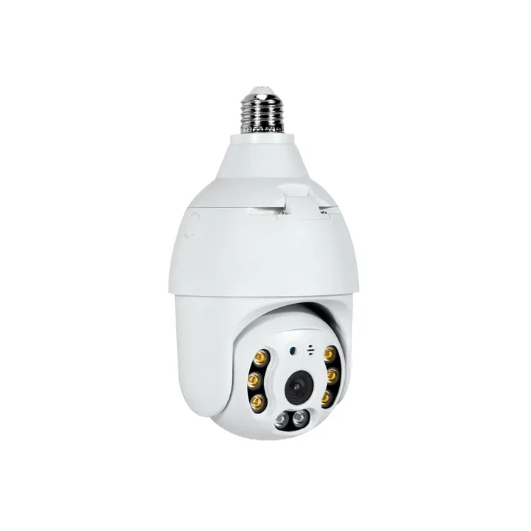 Nieuw Tuya Smart P2p Wifi Ip Camera 1080P Hd Auto Draaien Tracking E27wireless Outdoor Dome Ptz Bulb Lamp Ip camera Wifi