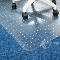 Tapis de chaise de bureau en PVC transparent sur mesure pour sols moquettés, tapis de protection de moquette résistant