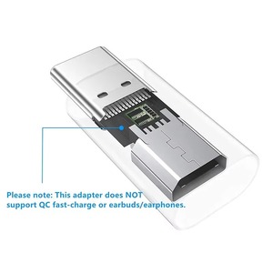 <b>USB</b> <b>C</b> 3.1 Female Otg <b>Adapter</b> Connector for Phone Charging Support Data Transmission - Product Image 4