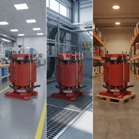 Transformador de Potencia Toroidal de Tipo Seco Trifásico de 35KV/400V y 50Hz Guangfa de Alta Temperatura y Protección Contra Cortocircuitos para Uso Industrial