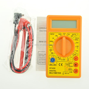 มัลติมิเตอร์ยอดนิยม DT832 มัลติมิเตอร์ดิจิตอลพร้อมเสียงเตือน ขนาดพกพา - Product Image 5