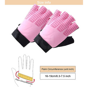 Gants de cyclisme demi-doigt unisexes design professionnel respirant et logo personnalisé vente en gros pour le sport d'équitation - Product Image 5