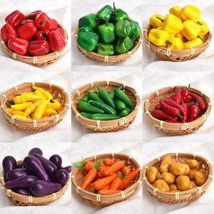 Mini Frutas y Verduras Artificiales, Juguete de Cocina y Decoración para Fiestas en Casa, Hechas de Espuma Resistente para Niños y Adultos - Product Image 4