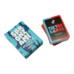 Venta al por mayor de fábrica, naipes personalizados, logotipo publicitario impreso, juego de mesa de póquer Flash, caja de papel de varios tamaños disponible - Product Image 4