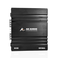 AK-DG1 professionnel 1 CH classe D bloc Mono 500W RMS gamme d'amplificateur de voiture amplificateur Audio Mono haute puissance, amplificateur à un canal