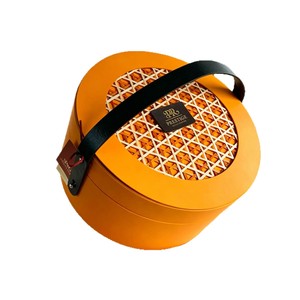 <b>Prestige</b> Bamboo Woven <b>Gift</b> Box Round 25x25x10cm Customized For Festival Souvenirs Corporate <b>Gifts</b> - Product Image 5
