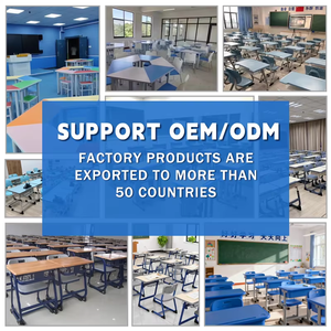 Muebles Escolares Modernos de Metal para <span class=keywords><strong>Aulas</strong></span> STEM, Conjunto de Sillas y Mesas Individuales para Estudiantes, Cómodas, con Certificación ISO - Product Image 4