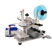 Applicateur d'étiquettes Sac plat Pochette en mylar Machine d'étiquetage de cartes de poche Doypack de bureau