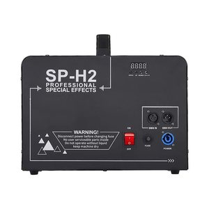 Machine à brouillard à base d'eau 1500W, réservoir 3L, 7,5h <span class=keywords><strong>de</strong></span> brume continue, télécommande sans fil 30M, DMX512, Hazer <span class=keywords><strong>de</strong></span> scène en aluminium - Product Image 2