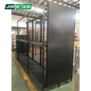 Iron Storage Wire <strong>Wall</strong> Shelves Warehouse Iron <strong>Rack</strong> Supermarket Shelving - Product Image 5