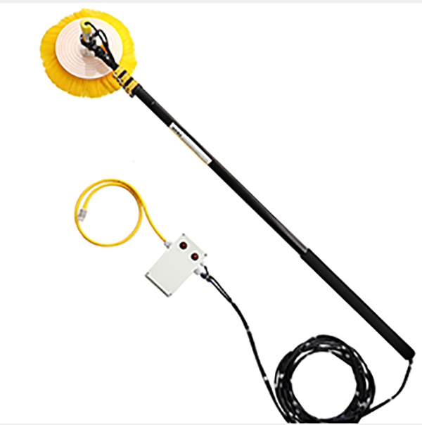 Telescopic 7.5 m Water Pipe Extension Solar Panel Wash Cleaning Brush