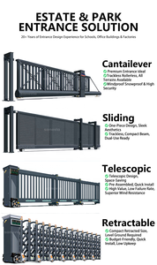 Diseño <span class=keywords><strong>de</strong></span> Puerta Principal Automática, Puertas Industriales <span class=keywords><strong>de</strong></span> Entrada, Puerta Corredera Eléctrica <span class=keywords><strong>para</strong></span> Entrada <span class=keywords><strong>de</strong></span> Vehículos, Puertas Cantilever <span class=keywords><strong>para</strong></span> Exteriores <span class=keywords><strong>de</strong></span> Fábrica - Product Image 3