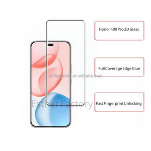 Pour Honor 400 Pro International Edition 3D Protecteur d'écran en verre trempé <span class=keywords><strong>Film</strong></span> d'objectif de caméra pour Honor 400 Pro Protecteur d'écran - Product Image 1