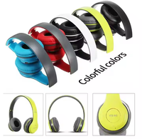 Casque sans fil à prix réduit, casque de jeu sans fil pour joueurs, casque stéréo HiFi avec carte TF