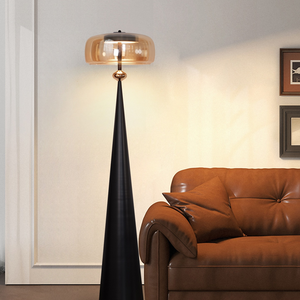 โคมไฟตั้งพื้นสไตล์มินิมอลอิตาลี โคมไฟแก้วระดับไฮเอนด์ หรูหรา เหมาะสำหรับห้องนั่งเล่น วางข้างโซฟา ติดผนัง แนวตั้ง ใช้ในห้องนอน ให้แสงสว่างแบบสร้างบรรยากาศ - Product Image 3