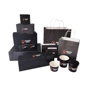 Solutions d'<span class=keywords><strong>Emballage</strong></span> Alimentaire Complètes Personnalisées Impression de Logo Produits d'<span class=keywords><strong>Emballage</strong></span> de Restaurant Gamme Complète Boîte d'<span class=keywords><strong>Emballage</strong></span> pour Plats à Emporter et Boulangerie - Product Image 1