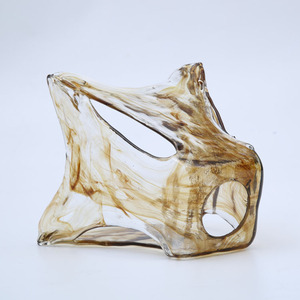 Hoa Sang Trọng Hình Dạng Vintage Amber <span class=keywords><strong>Glass</strong></span> Lamp Shades <span class=keywords><strong>Glass</strong></span> Độc Đáo Chụp Đèn Thủy Tinh Mặt Dây Chuyền Lampshades Cho Treo Đèn Bao Gồm - Product Image 4