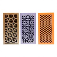 Grille de ventilation décorative en aluminium de luxe - Diffuseur d'air de retour HVAC à motif personnalisé pour hôtels et bâtiments modernes