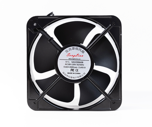 Ventilateur axial AC industriel durable, ventilateur de refroidissement 200x200x60mm, haute vitesse 20060, 110V 220V 380V, faible bruit, 200mm, longue durée de vie - Product Image 1