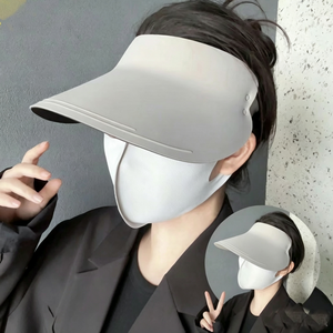 Sombrero Visera Plegable Ultraligero <span class=keywords><strong>para</strong></span> Mujer, Bloquea 99% de Rayos UV, Plegable y Compacto, Gorra <span class=keywords><strong>para</strong></span> Viajes, Playa y Aire Libre - Product Image 2