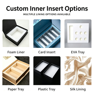 Custom Luxury Drawer <b>Gift</b> <b>Boxes</b> Ivory Aluminum Foil Liner Four-Color Printing <b>Magnetic</b> ClosureBoard Rigid Box - Product Image 2