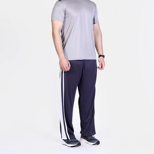 Camiseta Deportiva de Alto Rendimiento para Hombre, Manga Corta, Corte Regular, Transpirable, Ecológica, de Poliéster/Algodón Sólido - Product Image 3