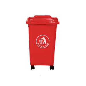 50L Commercial Waste <b>Bin</b> <b>with</b> Universal Wheels, Thickened and <b>Lid</b>, Customized for Kitchen and Household Use - Product Image 4