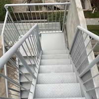 Balustrades de balcon en aluminium de style moderne HONSUN, garde-corps de terrasse, garde-corps de pont, poteaux de clôture en aluminium