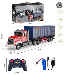 1:12 2.4G 9CH R/C Container Trailer With Light And Music - Product Image 4