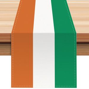 Bandera Decorativa para Mesa de Exterior para Fiestas, Diseño de Arpa Verde y Blanca, para Decoración del Hogar en el Día de San Patricio - Product Image 2